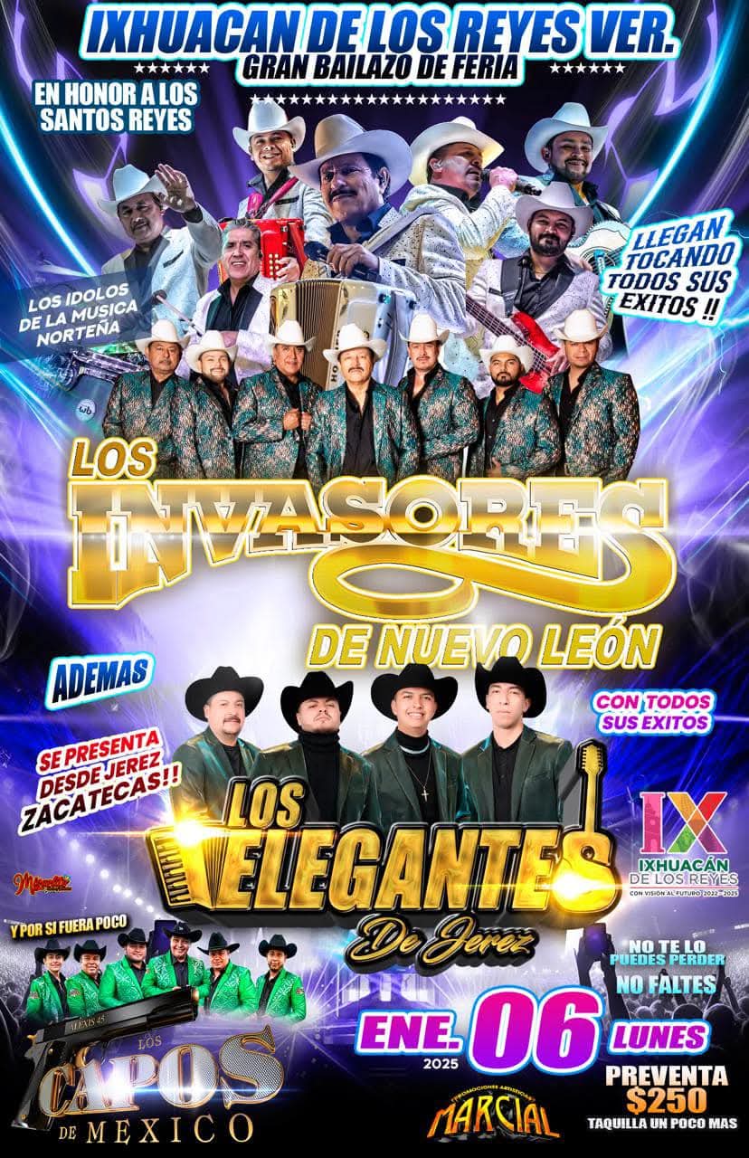 Baile de Feria Ixhuacán de los Reyes 2025