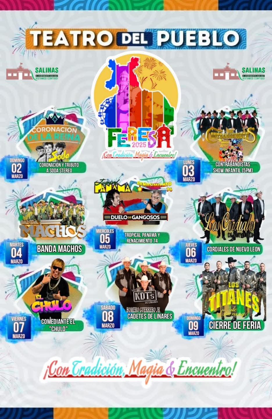 Elenco Feria Regional Salinas FERESA 2025