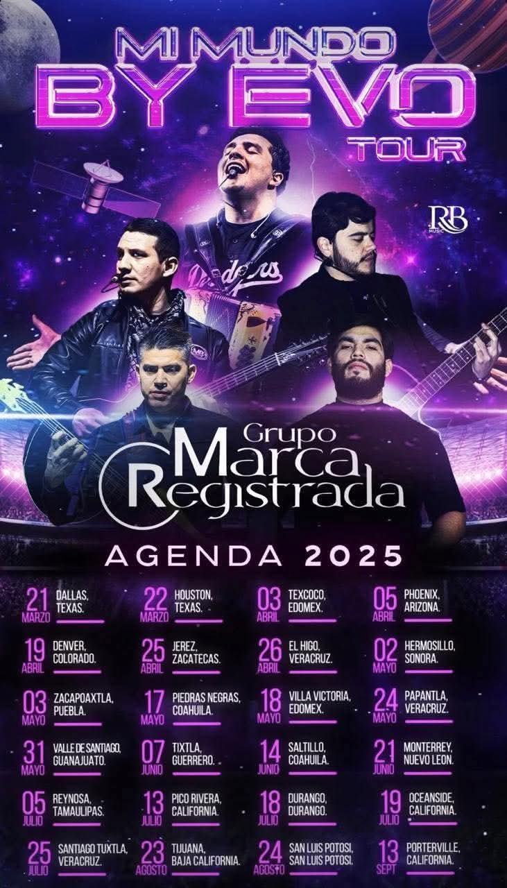 Agenda de presentaciones de Grupo Marca Registrada para 2025