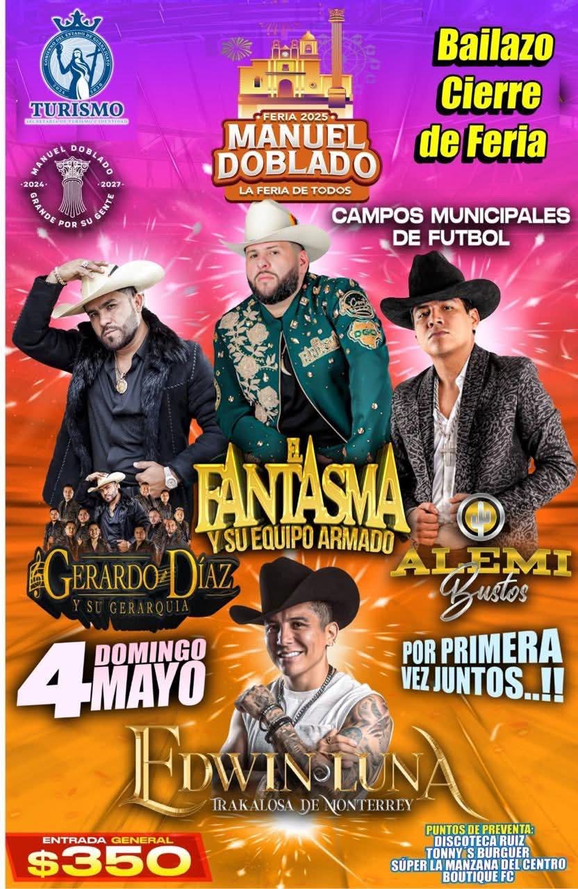 Baile de Fiestas de Mayo Manuel Doblado 2025