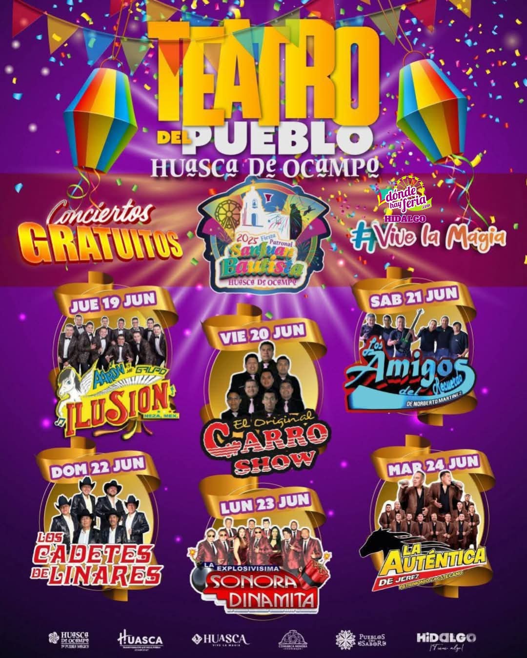 Fiesta Patronal Huasca 2025