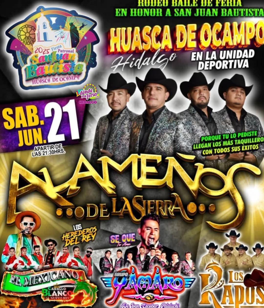 Fiesta Patronal Huasca 2025