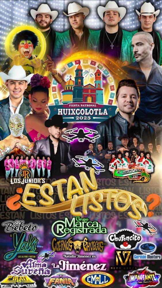 Fiesta Patronal Huixcolotla 2025