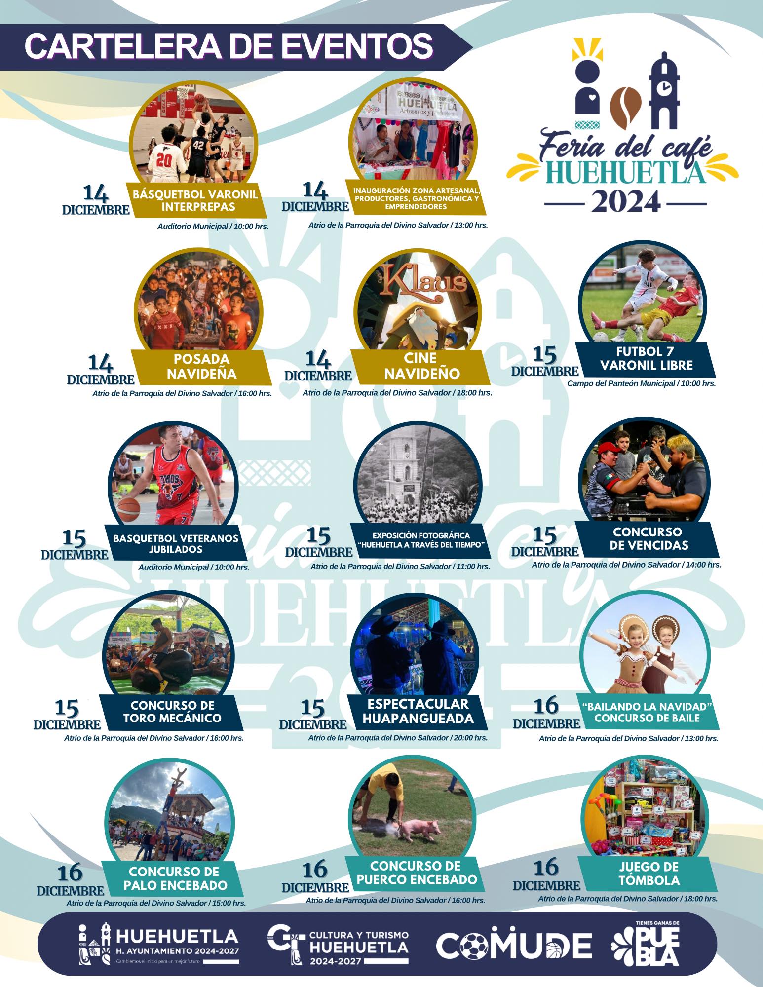 Programa Feria del Café Huehuetla 2024