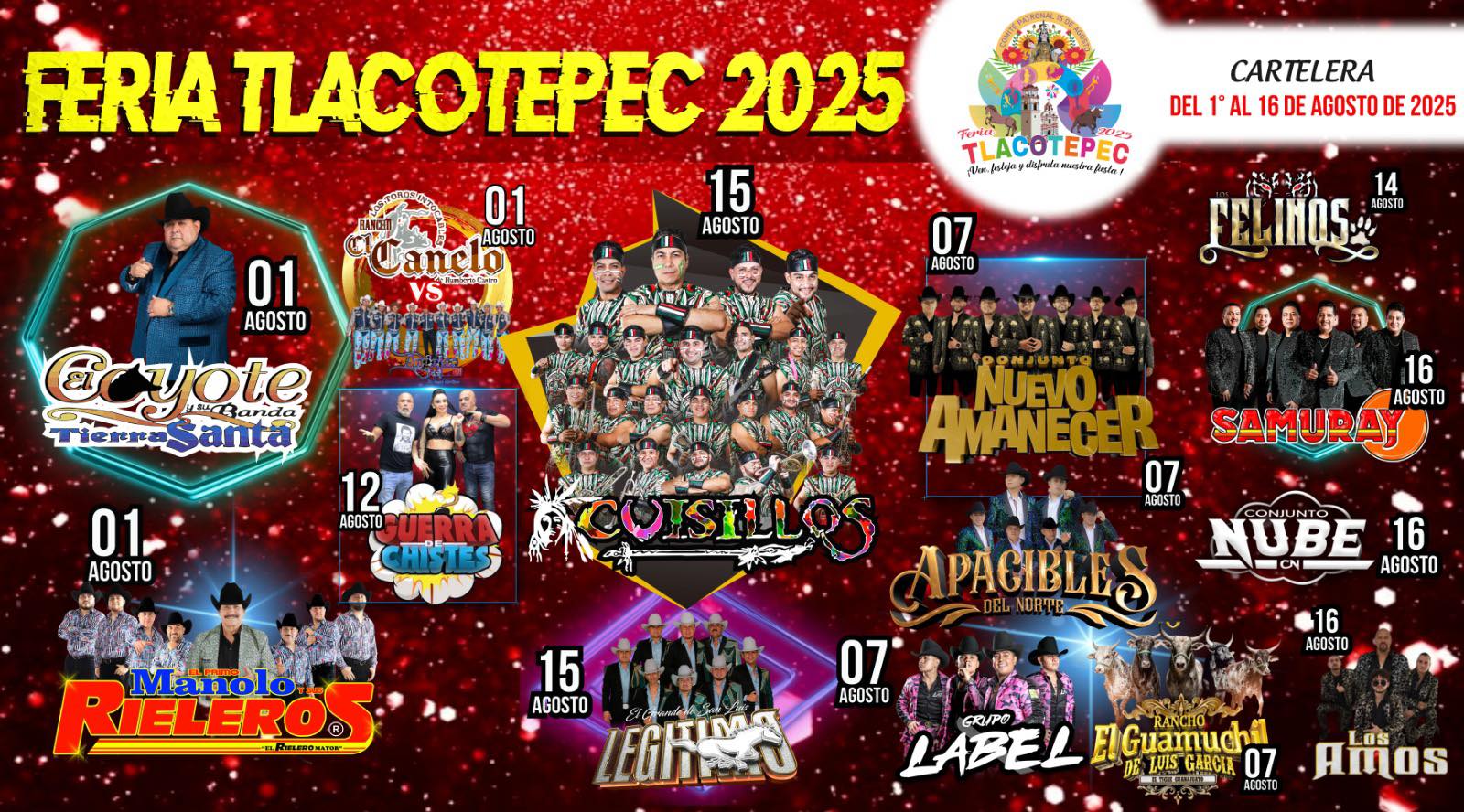 Cartelera - Feria Tlacotepec Morelos 2025
