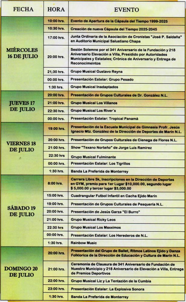 Feria Marín 2025