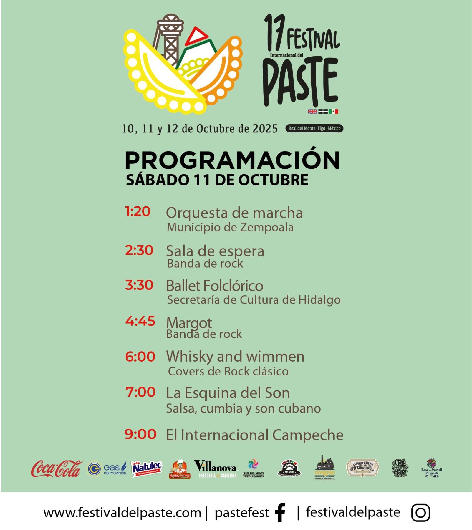 Programa Festival Internacional del Paste 2025