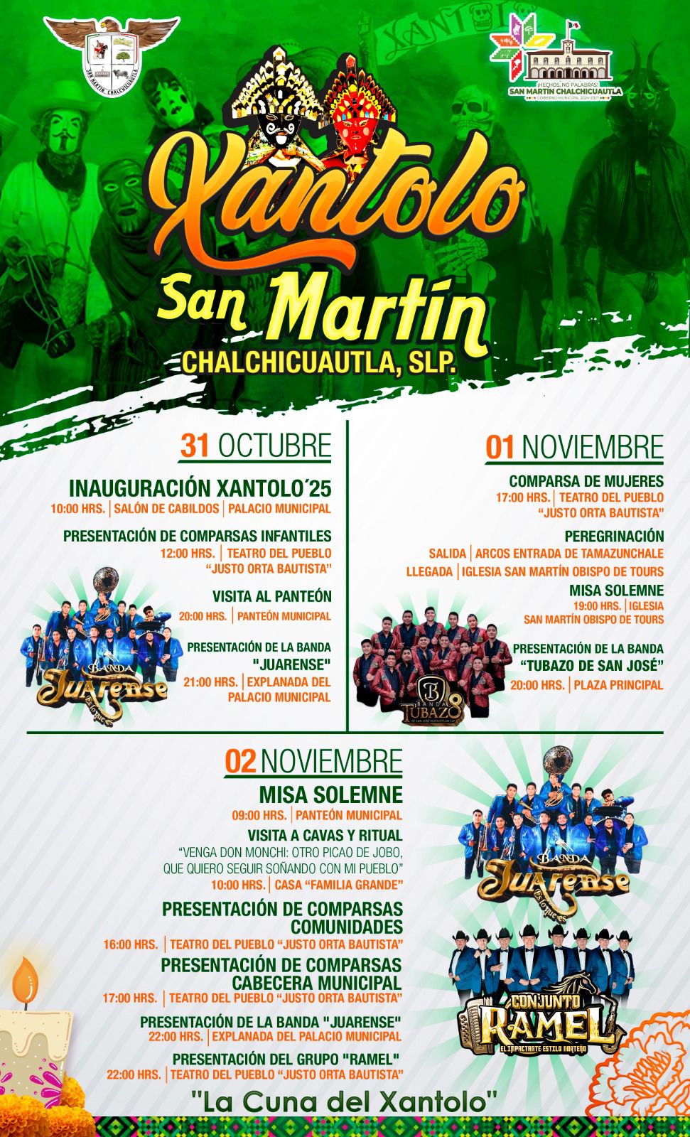 Programa Xantolo San Martín Chalchicuautla 2025