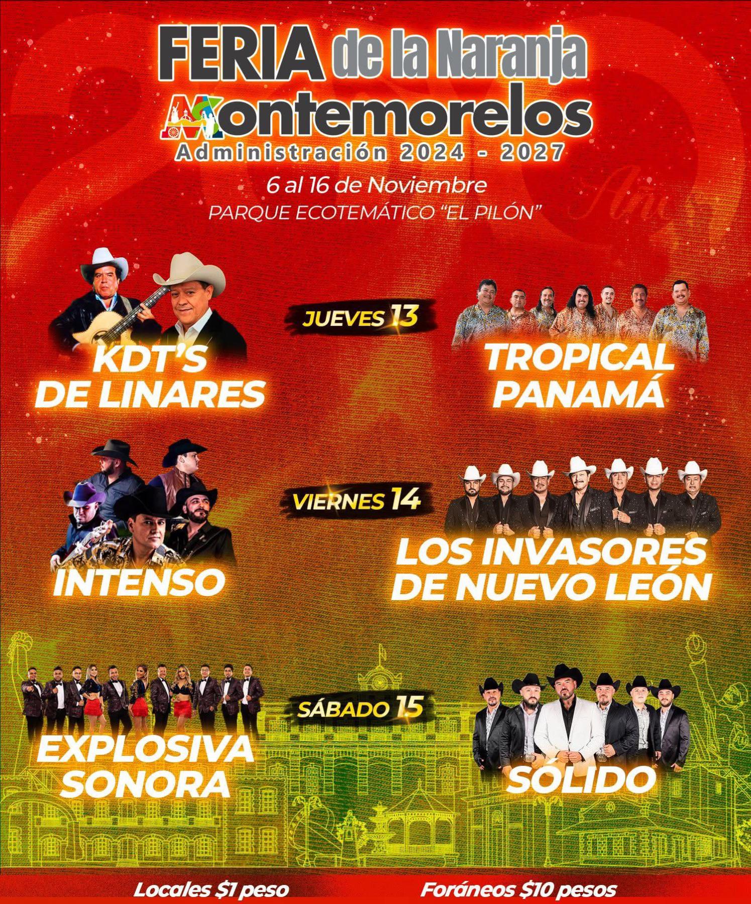 Feria de la Naranja Montemorelos 2025