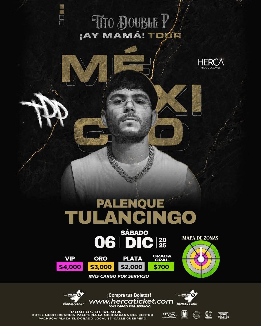 Precios de boletos para Tito Double P en Tulancingo 2025