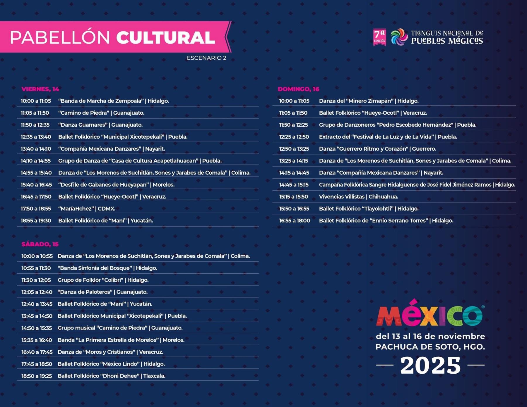 Tianguis Nacional de Pueblos Mágicos Hidalgo 2025