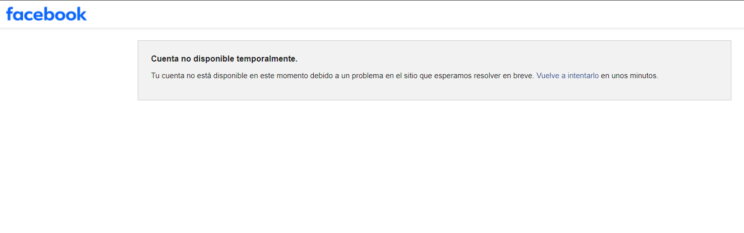 Fallas en Facebook este 3 de marzo 2026