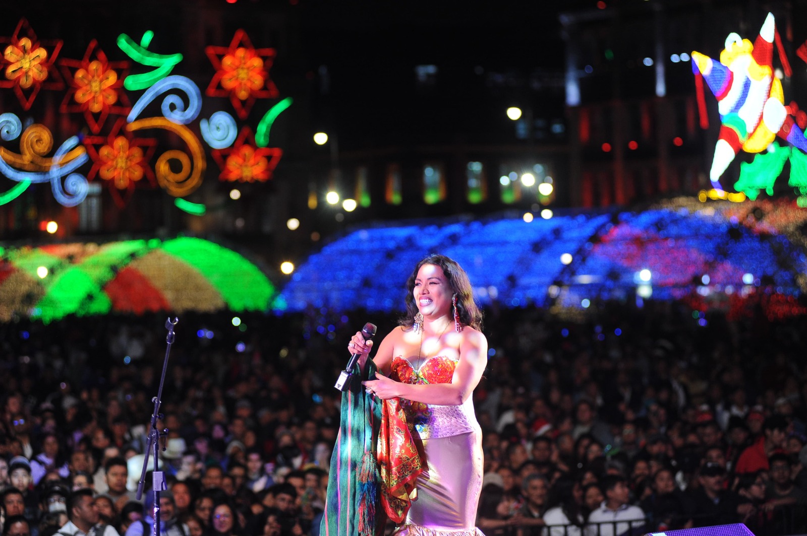 Récord de asistencia en la Verbena Navideña 2024 en el Zócalo