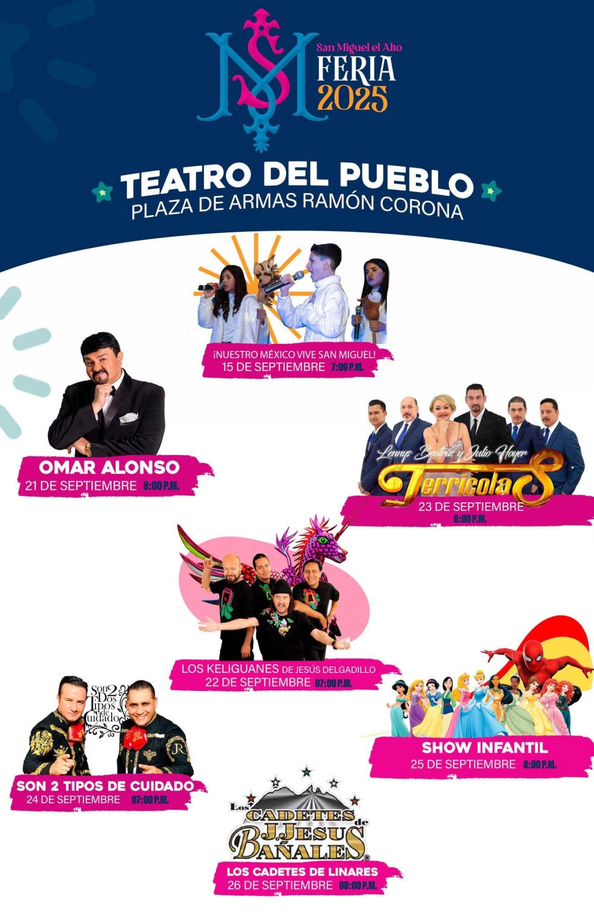 Teatro del Pueblo Feria San Miguel El Alto 2025