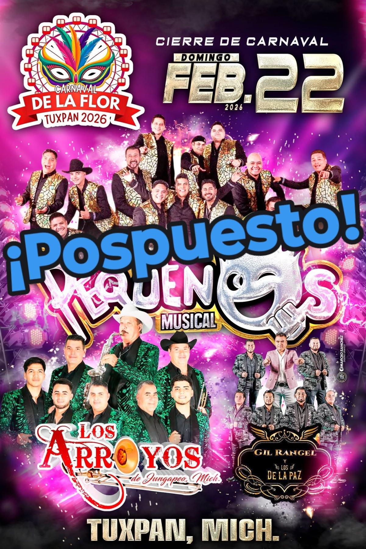 Evento pospuesto 