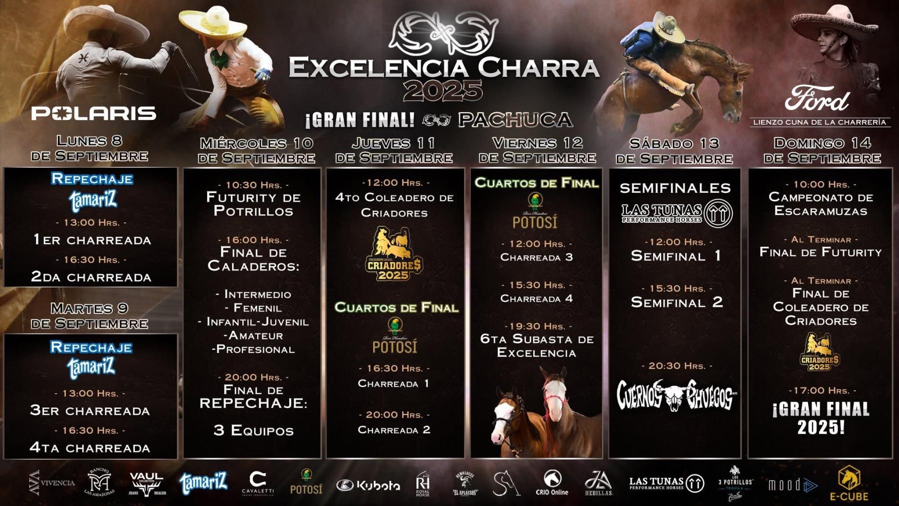 Programa Fases Finales - Excelencia Charra Pachuca 2025