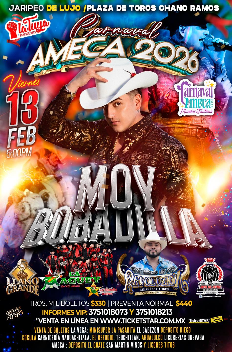 Moy Bobadilla Carnaval Ameca 2026