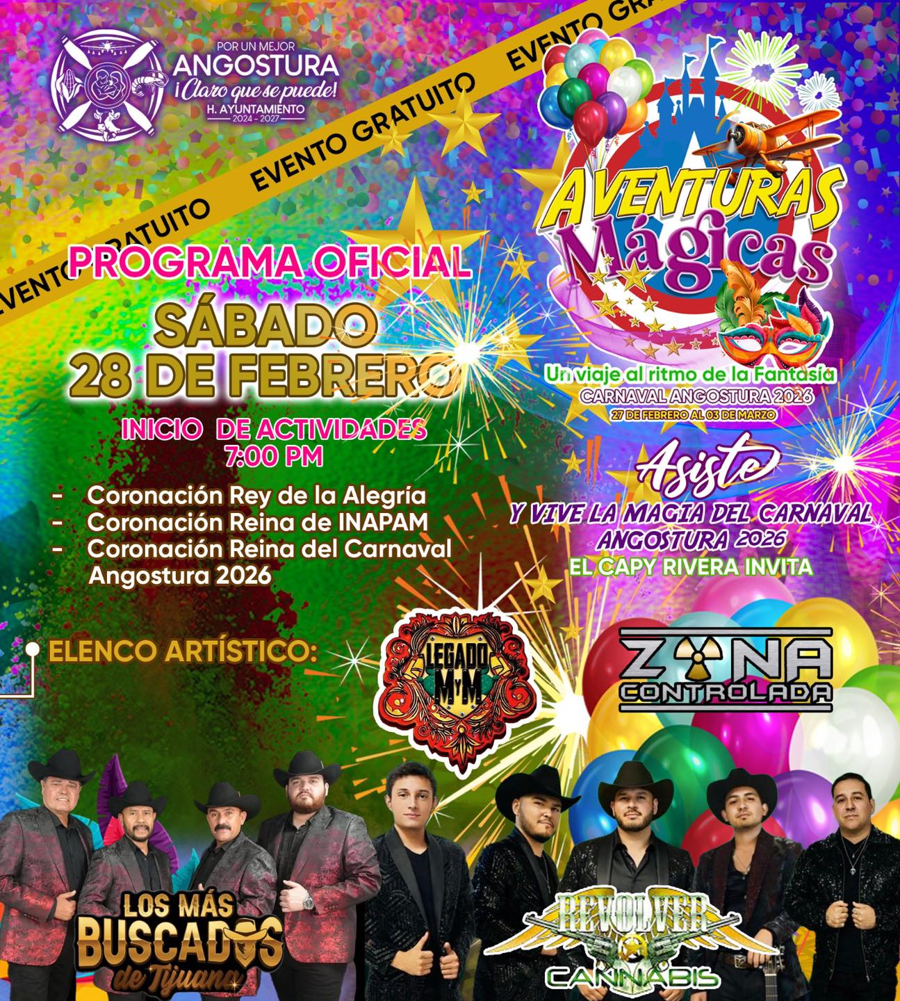 Carnaval Angostura 2026
