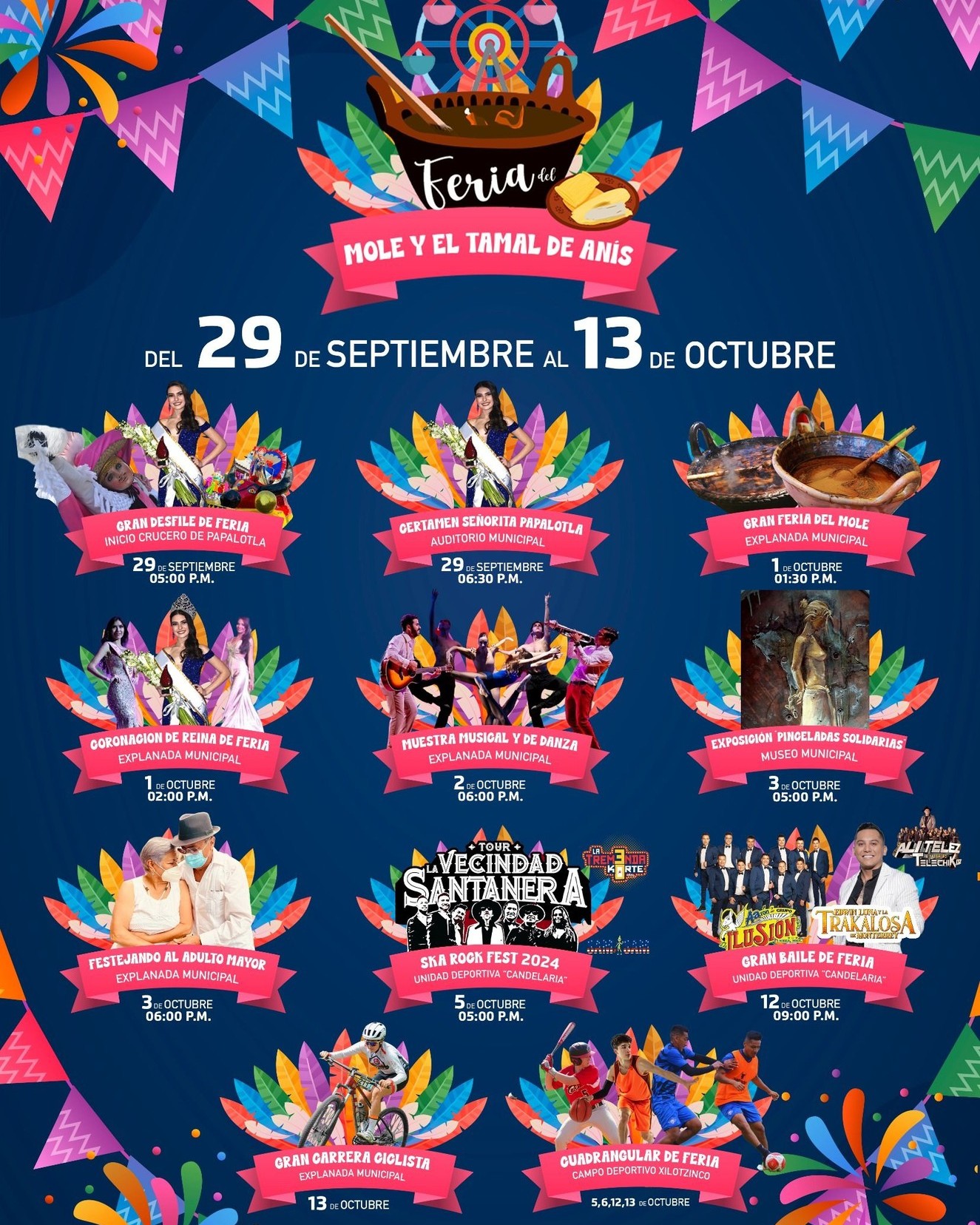 Gran Feria del Mole Papalotla 2024