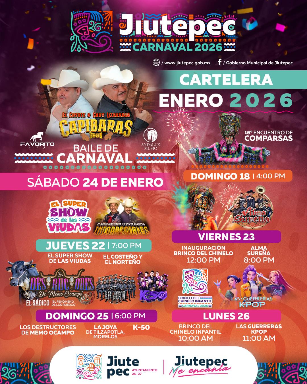 Carnaval Jiutepec 2026