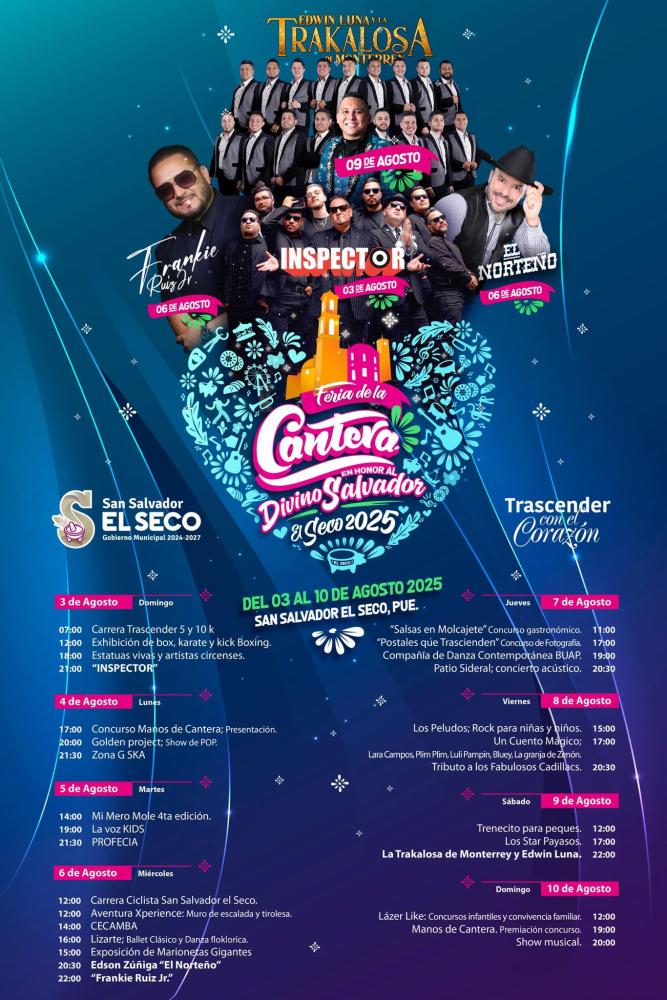 Feria de la Cantera San Salvador El Seco 2025