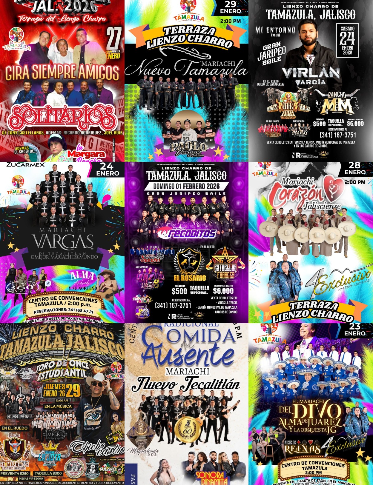 Cartelera Feria Tamazula 2026
