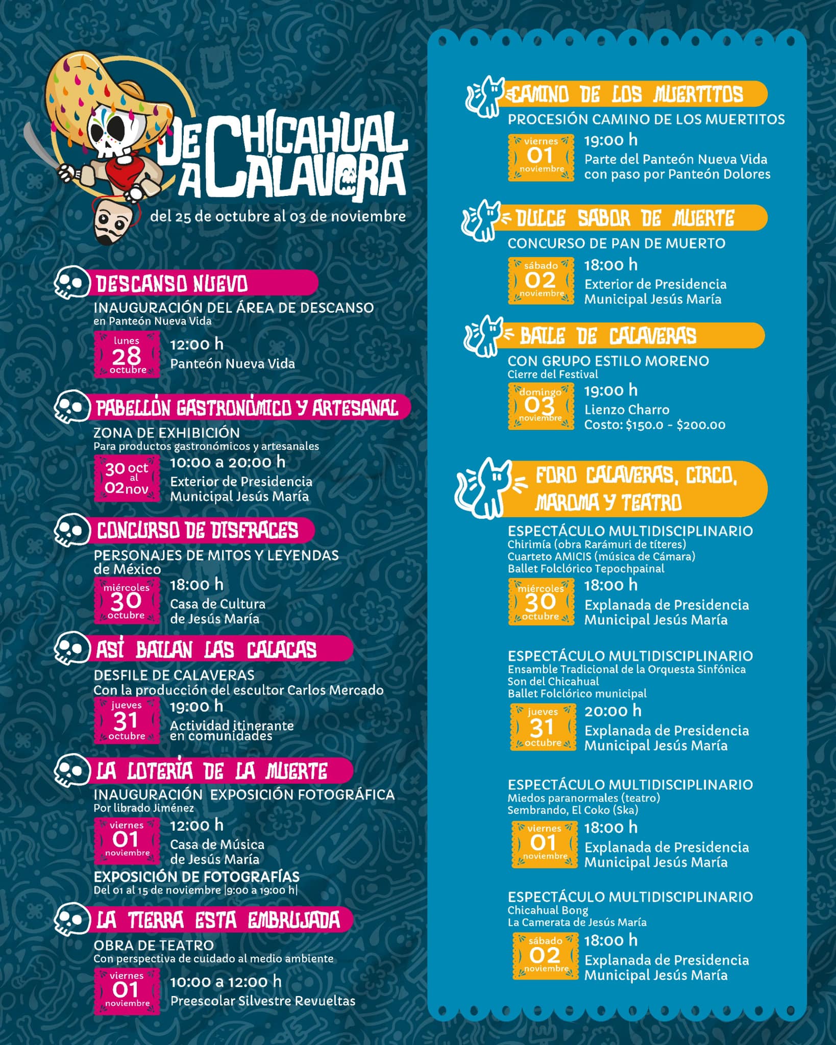 Festival De Chicahual a Calavera 2024