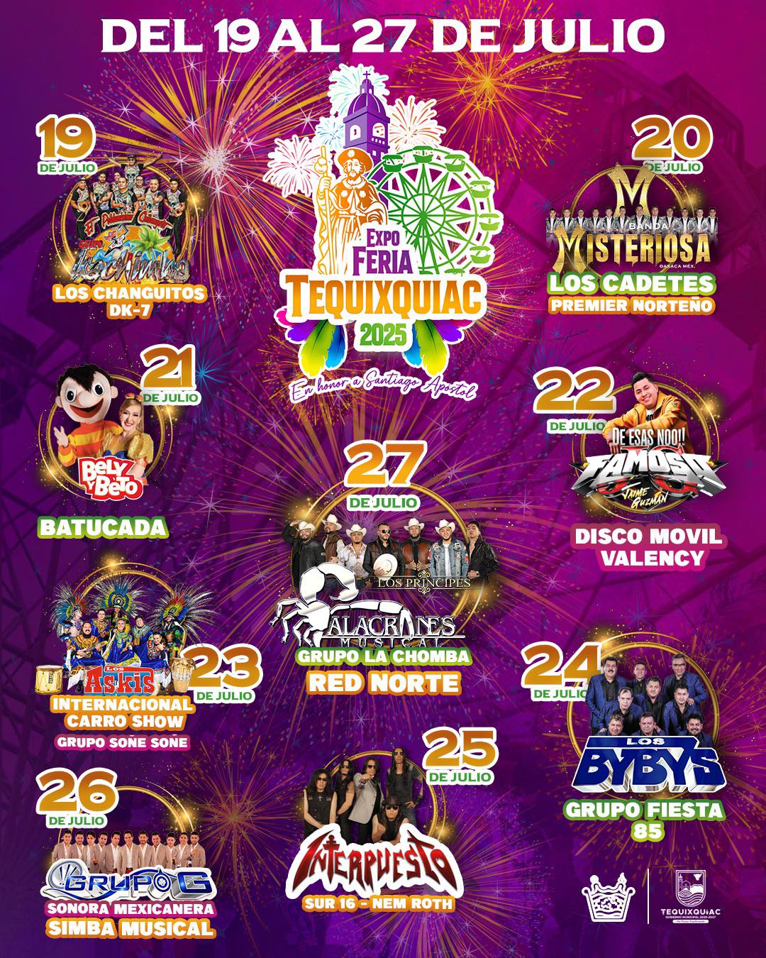 Cartelera Expo Feria Tequixquiac 2025