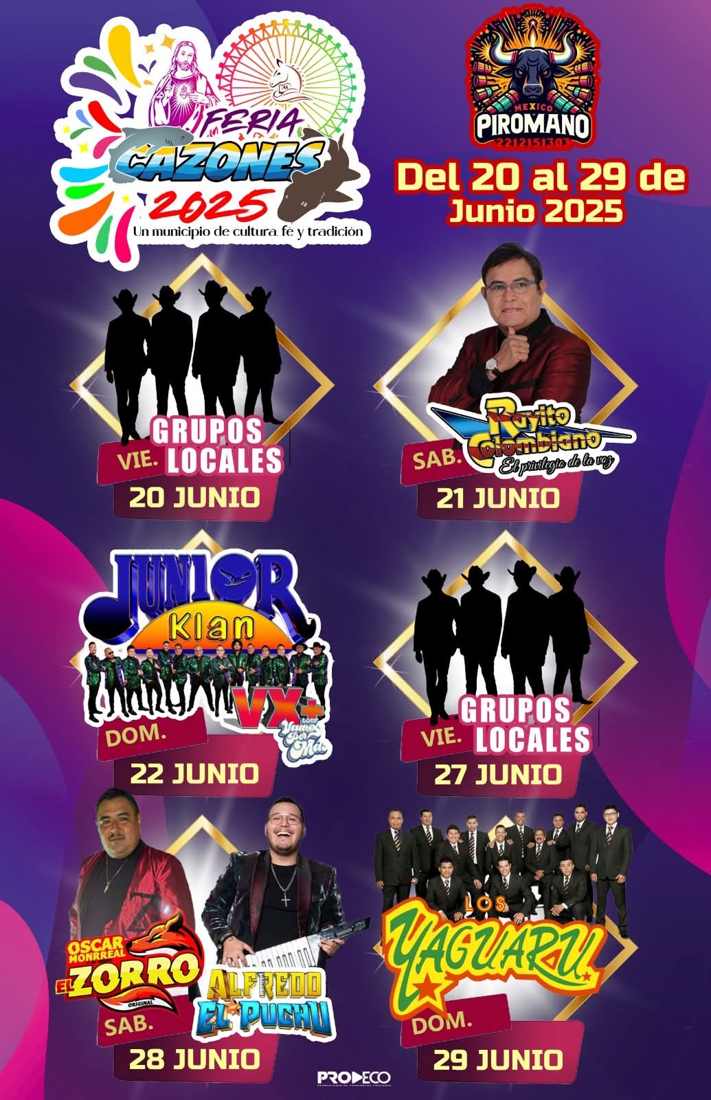 Elenco - Feria Cazones 2025
