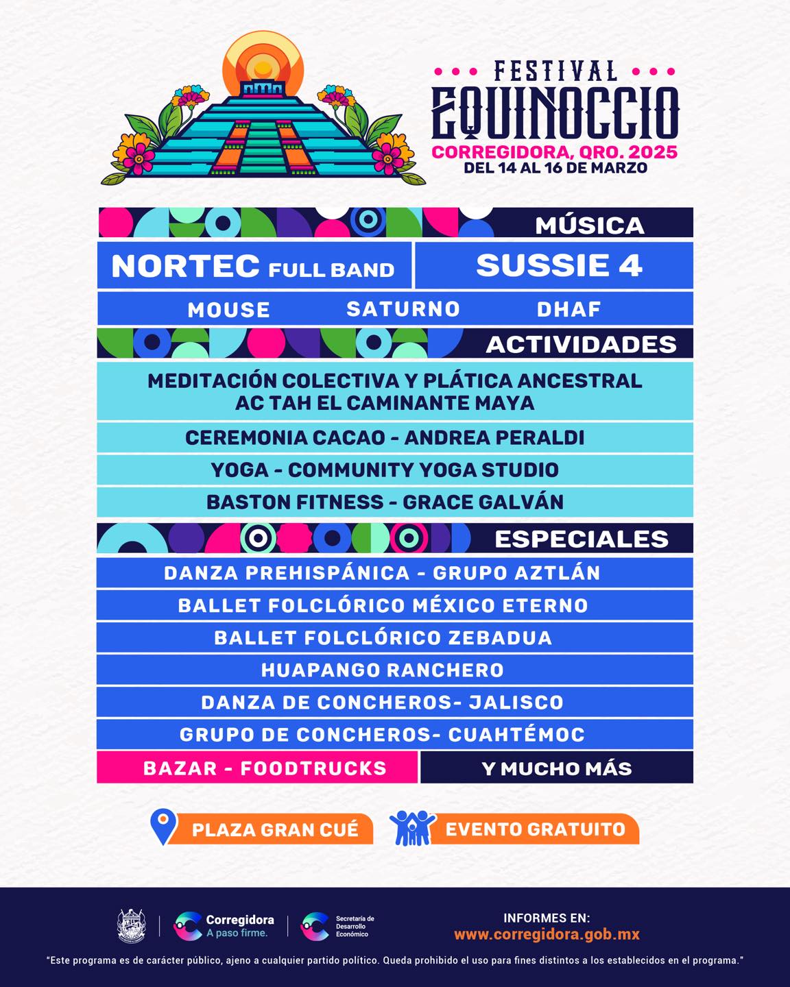 Festival Equinoccio Corregidora 2025