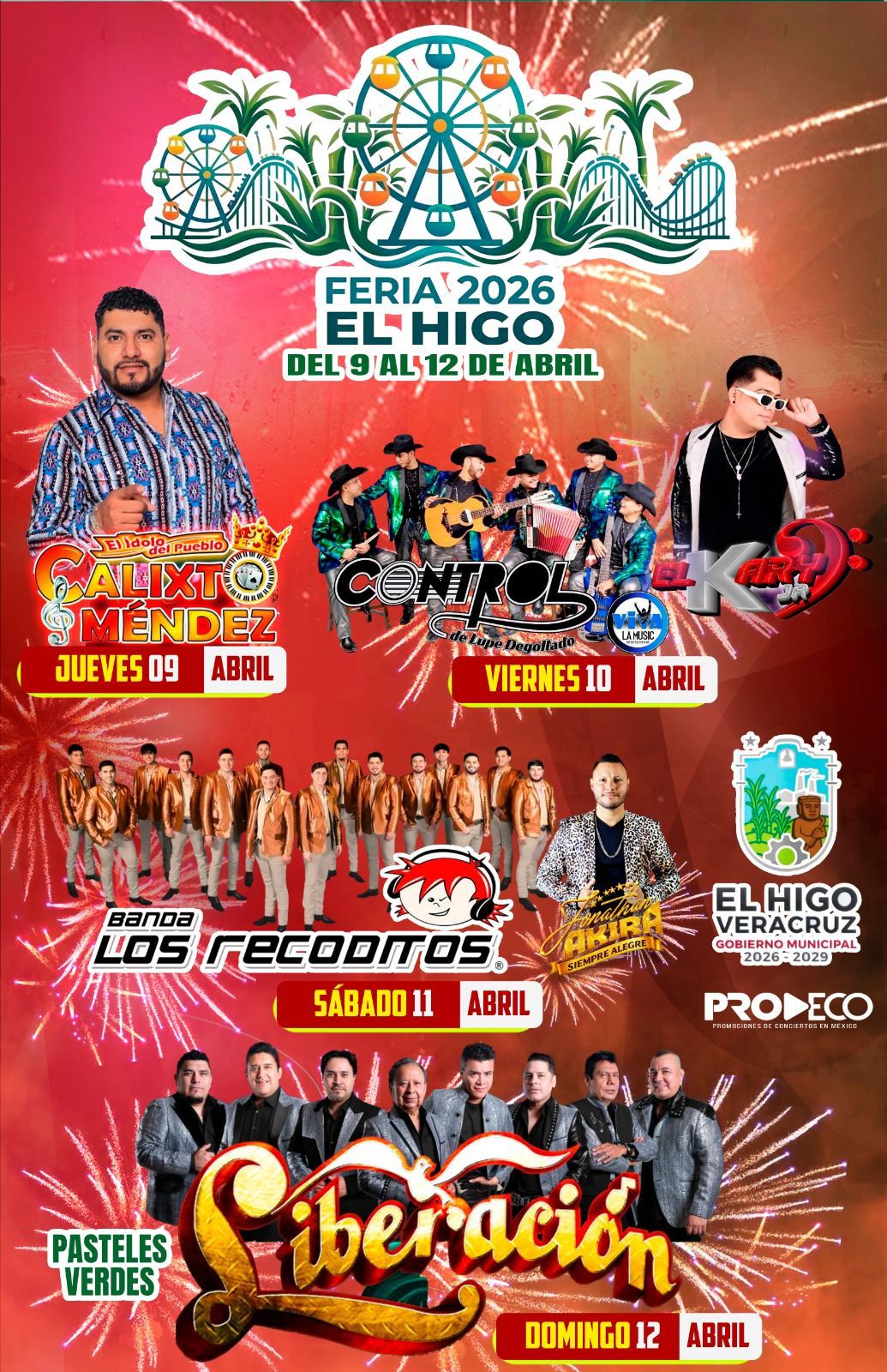 Cartelera artística Feria El Higo 2026