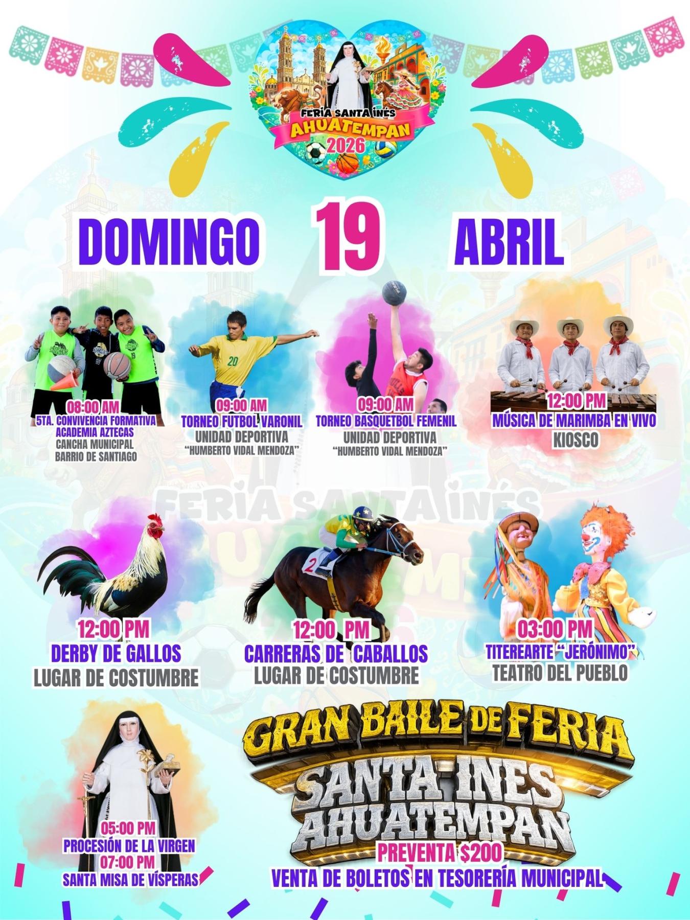 Feria Santa Inés Ahuatempan 2026