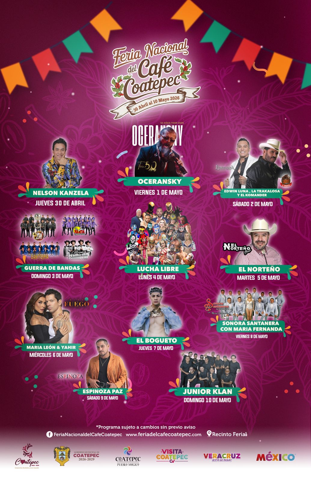 Feria Nacional del Café Coatepec 2026