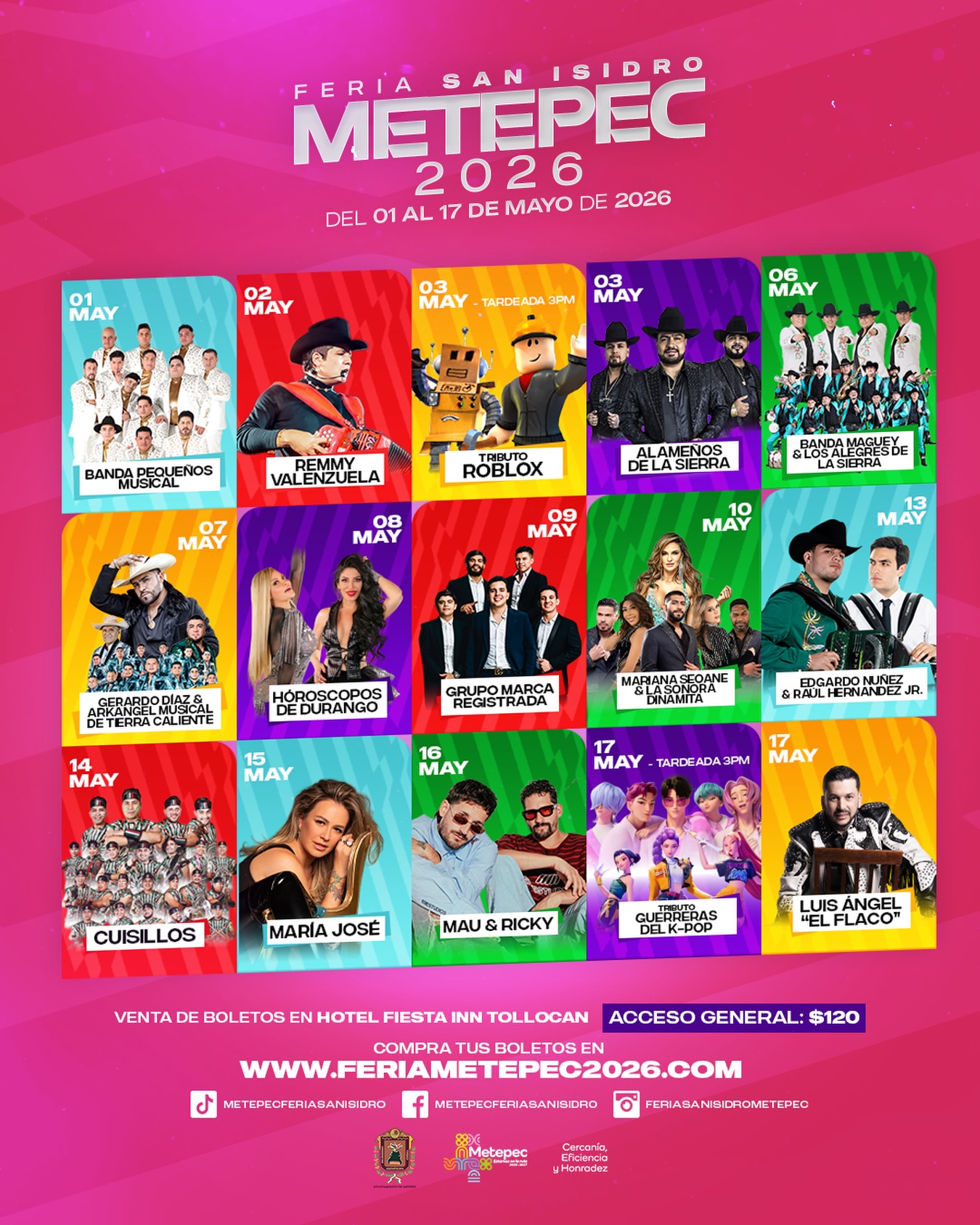 Teatro del Pueblo Feria San Isidro Metepec 2026