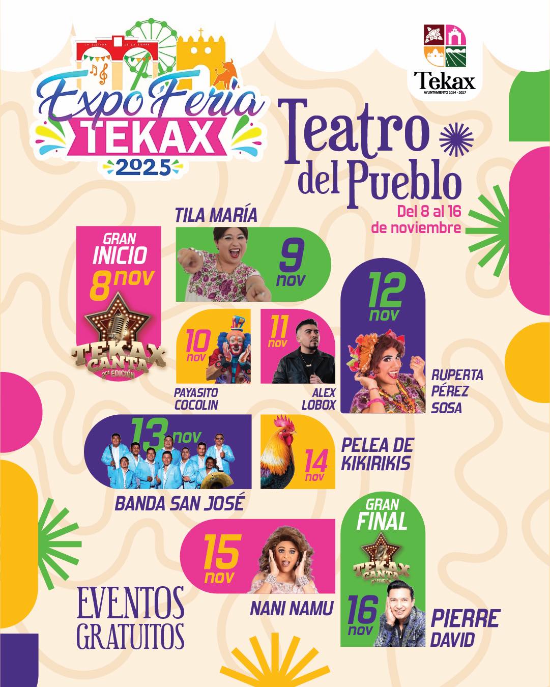 Teatro del Pueblo Expo Feria Tekax 2025