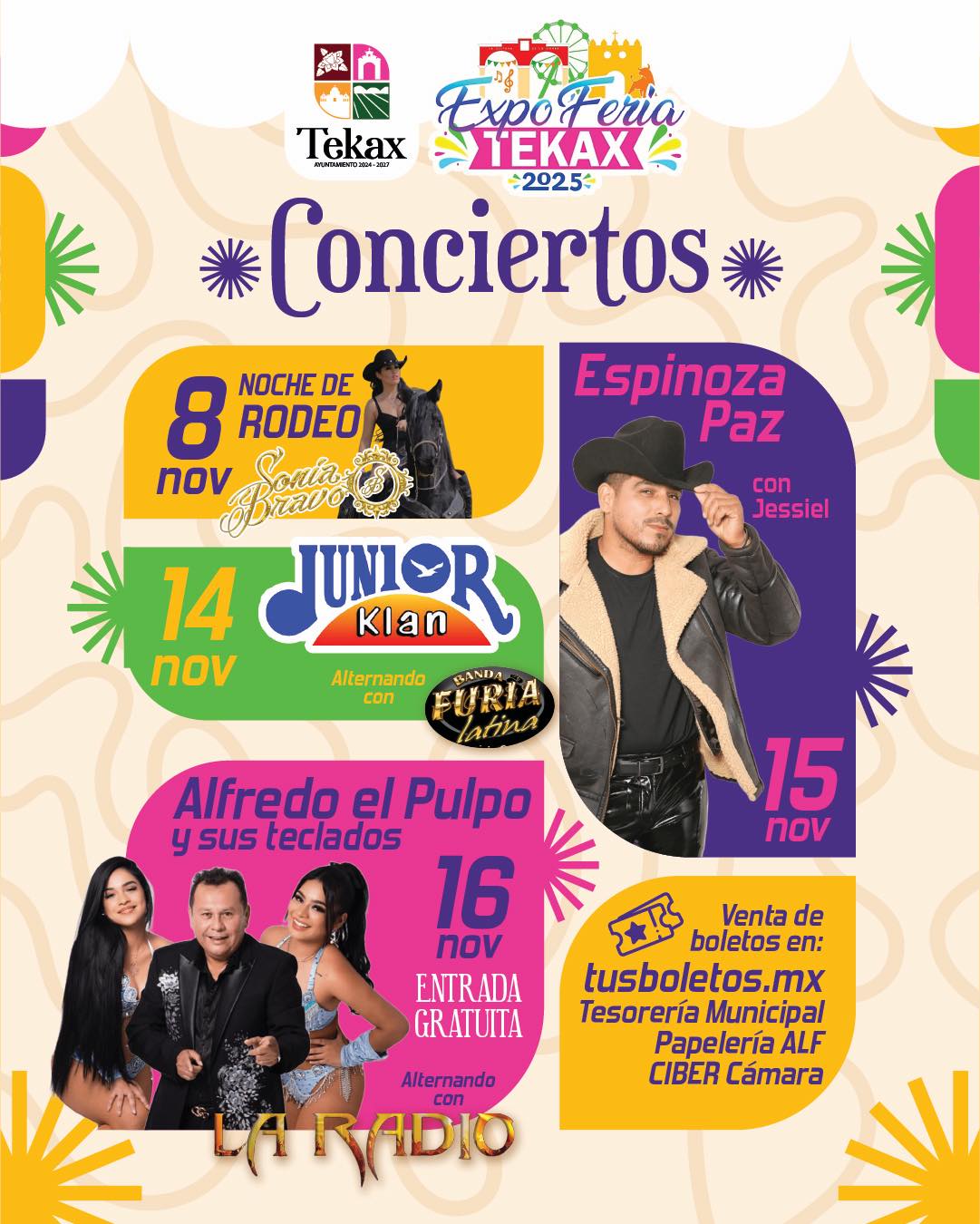 Conciertos Masivos Expo Feria Tekax 2025