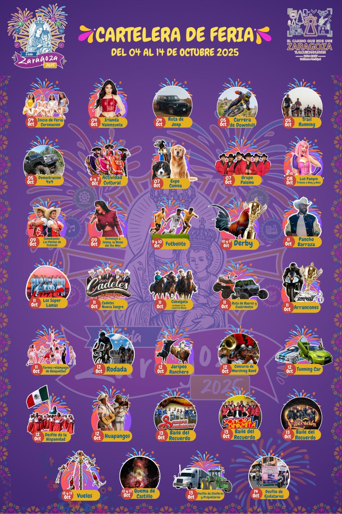 Programa y cartelera - Feria Zaragoza 2025