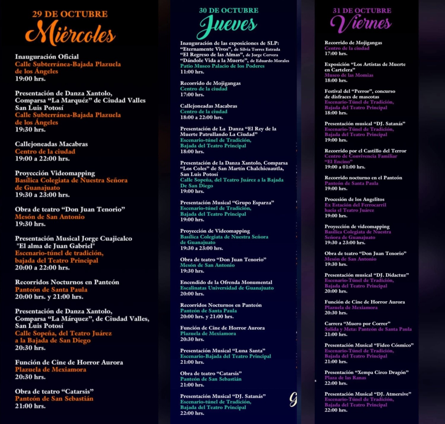 7º Festival del Día de los Muertos Guanajuato 2025