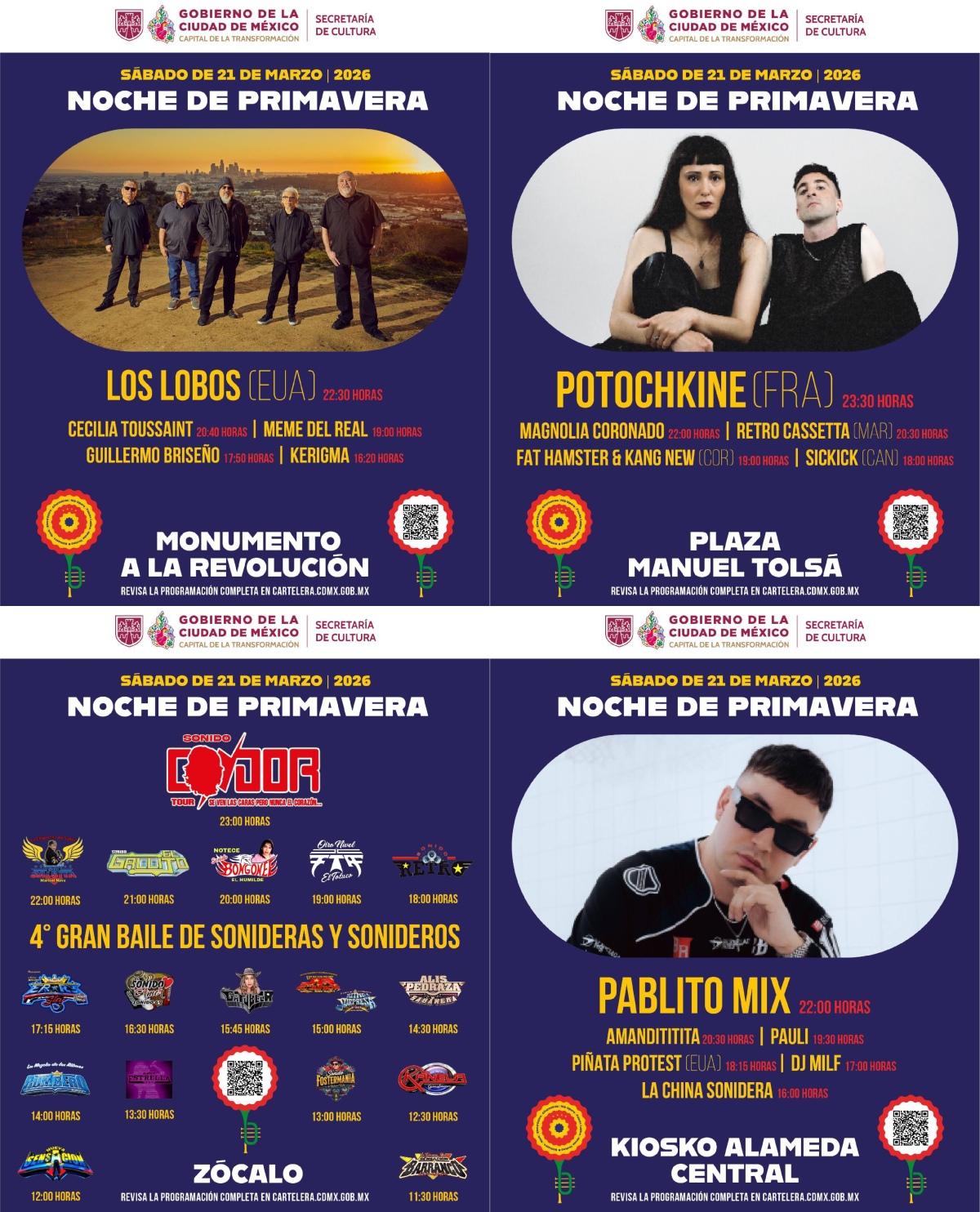 Noche de Primavera 2026 en la Ciudad de México