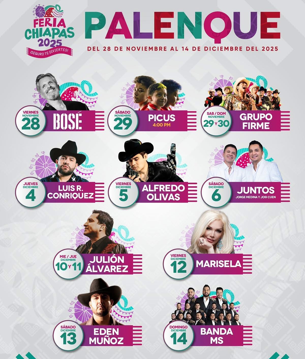 Palenque de la Feria Chiapas 2025