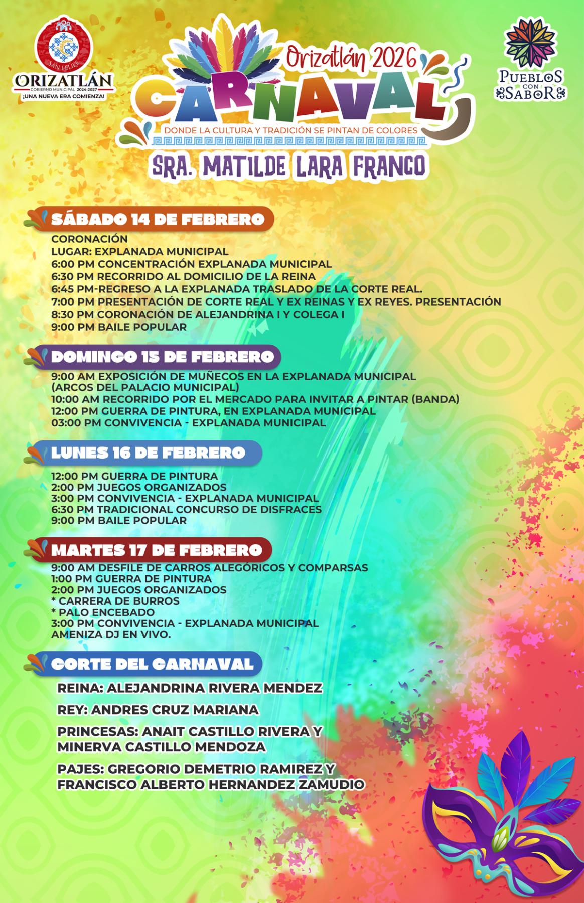 Carnaval San Felipe Orizatlán 2026