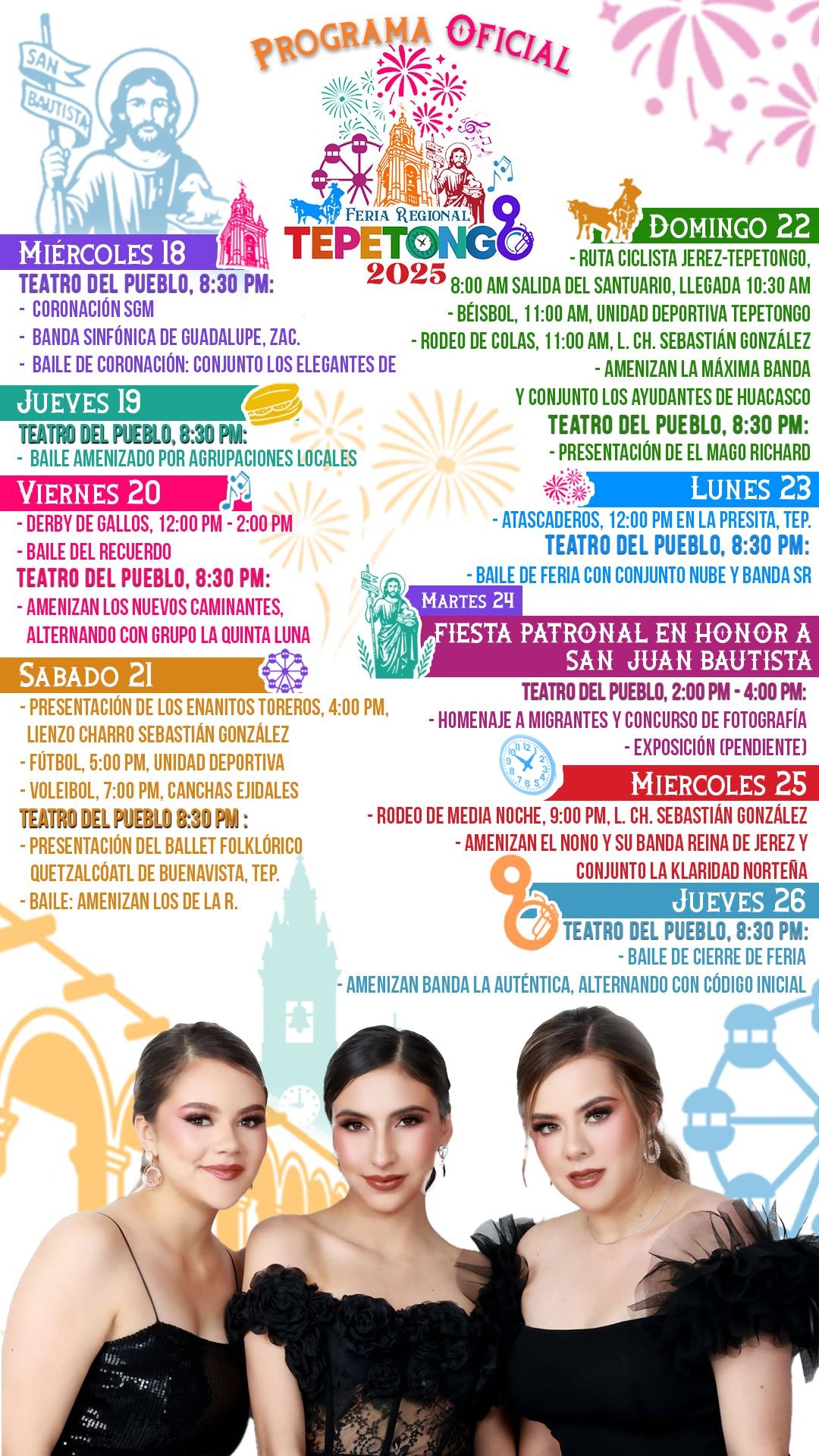 Programa Feria Regional Tepetongo 2025