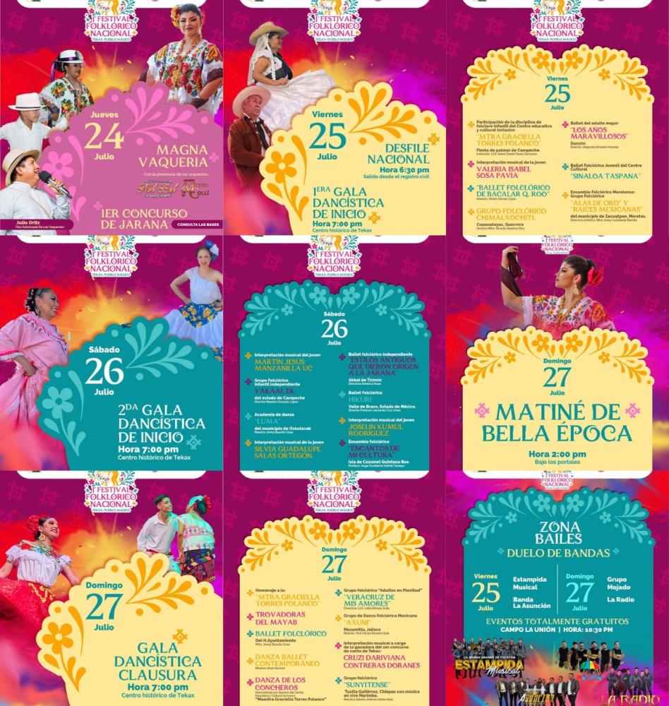 Festival Folklórico Nacional Tekax 2025