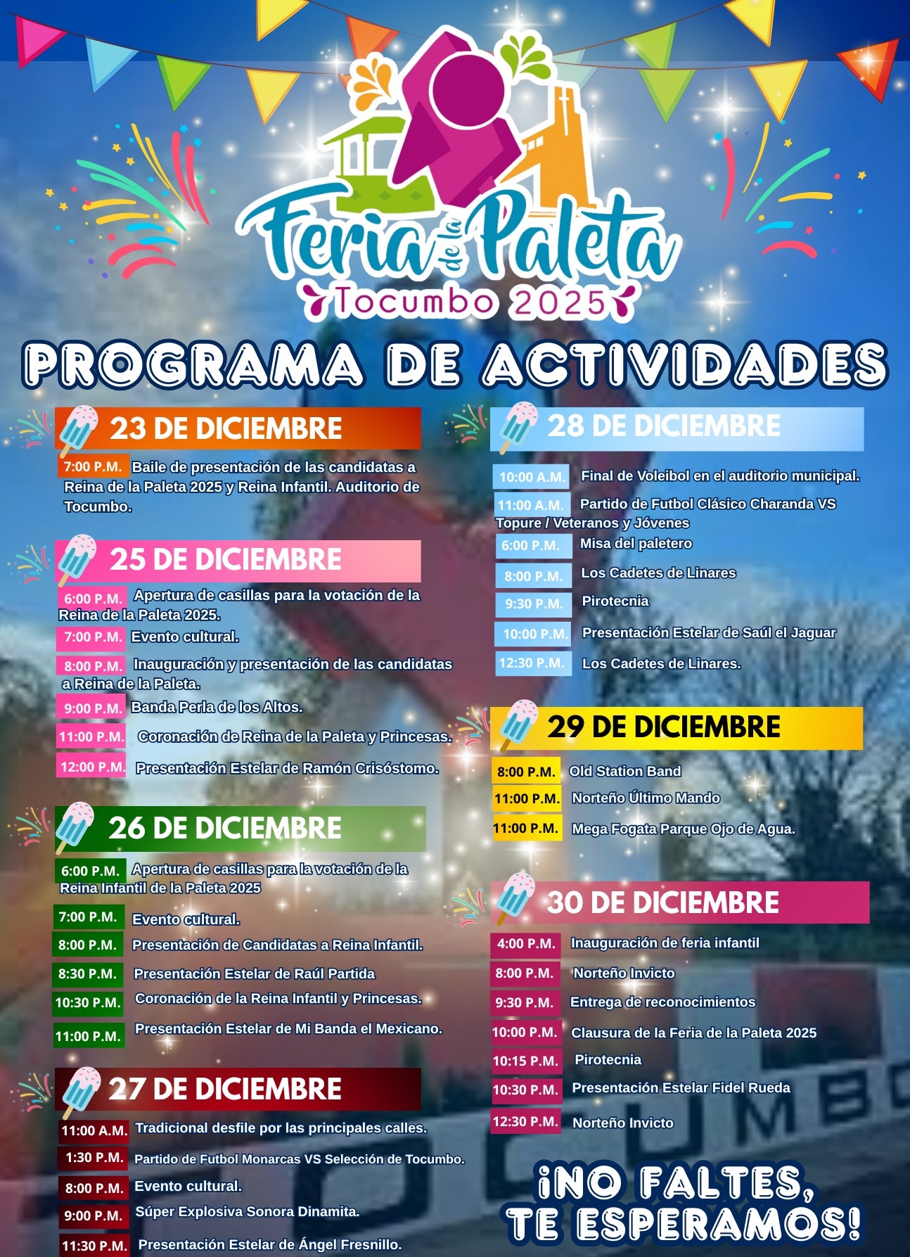Feria de la Paleta Tocumbo 2025