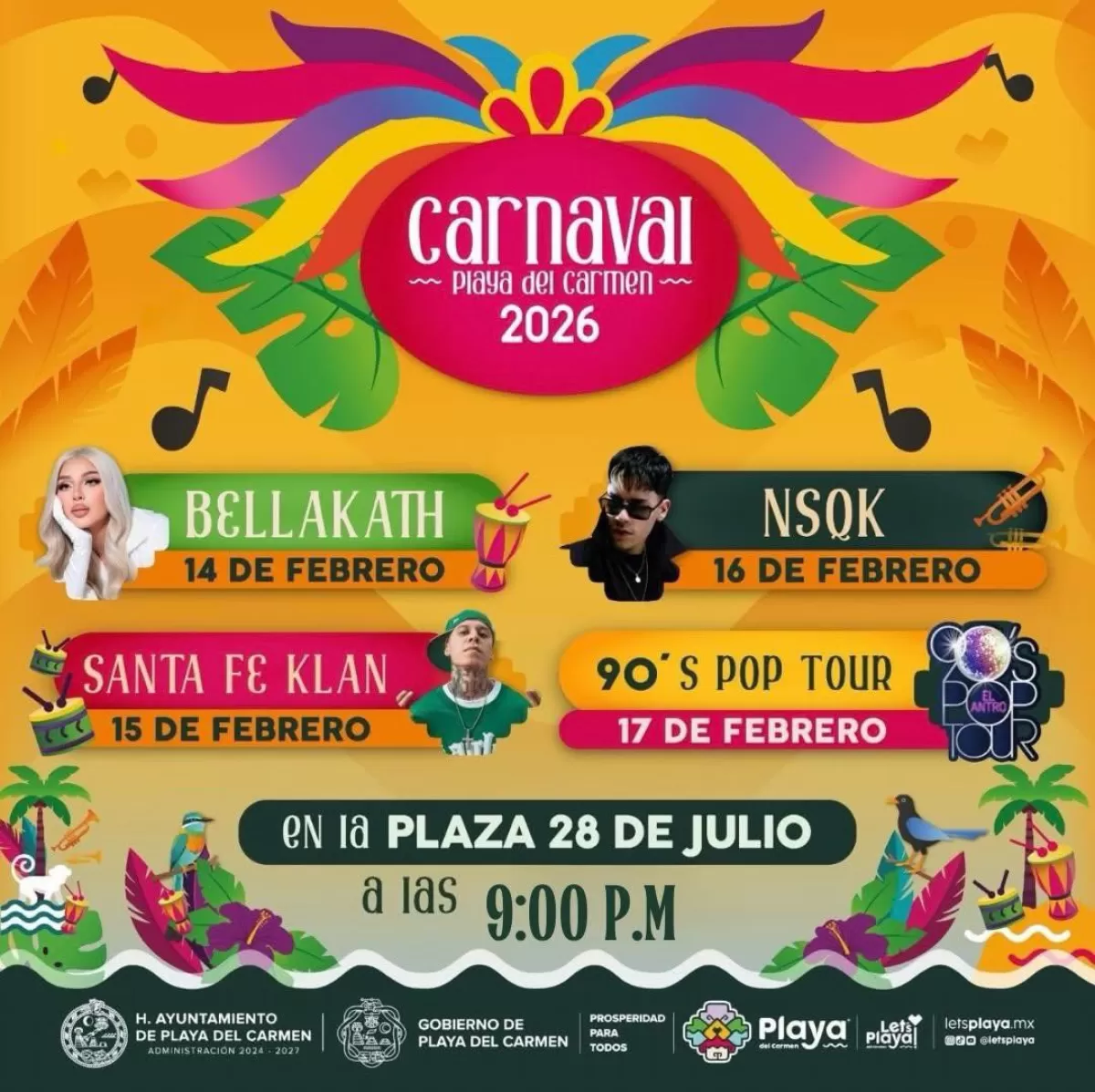 Carnaval Playa del Carmen 2026