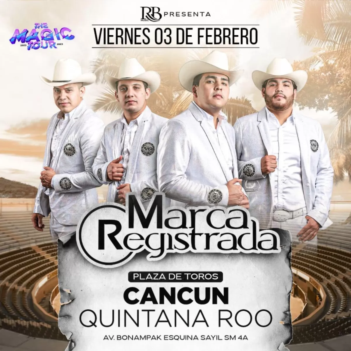 Marca Registrada en Cancún, Quintana Roo, Febrero 2023