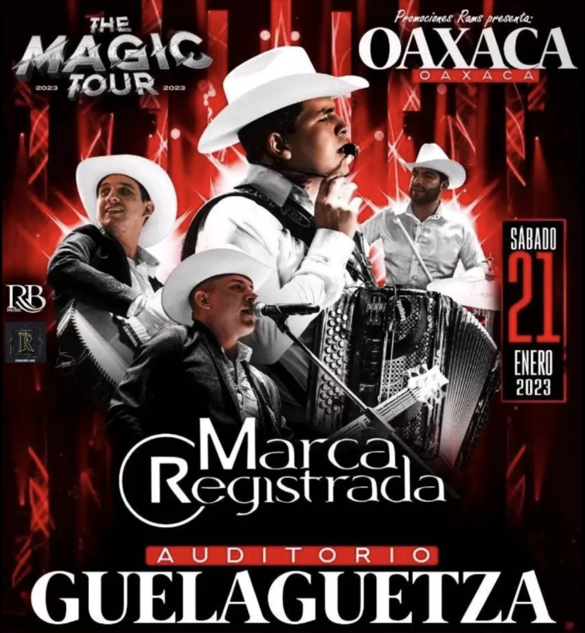 Marca Registrada en el Auditorio Guelaguetza de Oaxaca, Enero 2023