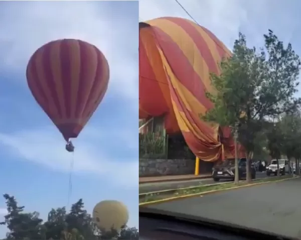 Se desploma globo aerostático en San Martín de las Pirámides, hay 12 heridos